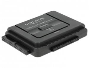 Delock Converter USB 3.0 to SATA 6 Gb/s / IDE 40 pin / IDE 44 pin with backup function