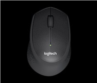 Logitech Wireless Mouse M330 Silent Plus, black