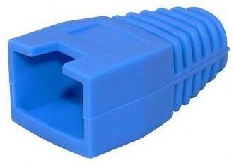 Protective cap for RJ45 with latch protection, blue color