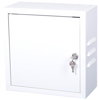 Masterlan Wall Box 300x300x140, metal, lockable, with ventilation