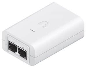 Ubiquiti POE-24-7W-WH, Gigabit PoE Injector, 24V/0.3A (7W)