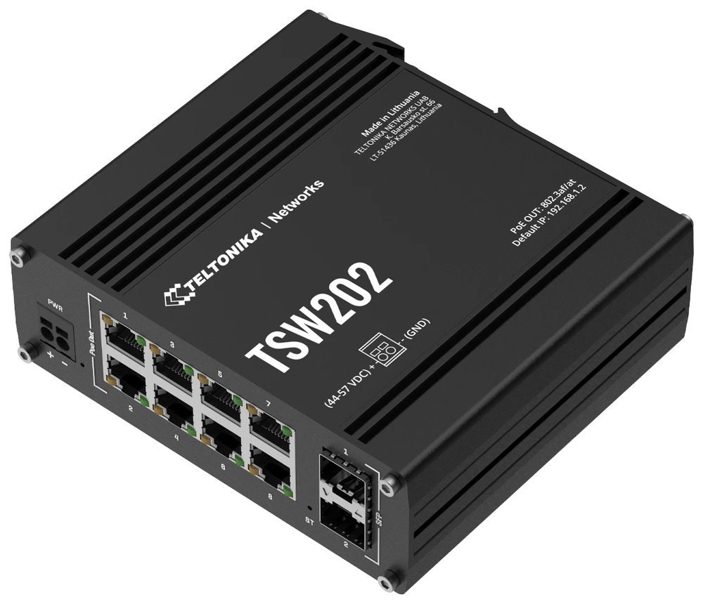 Teltonika TSW202 MANAGED PoE+ SWITCH