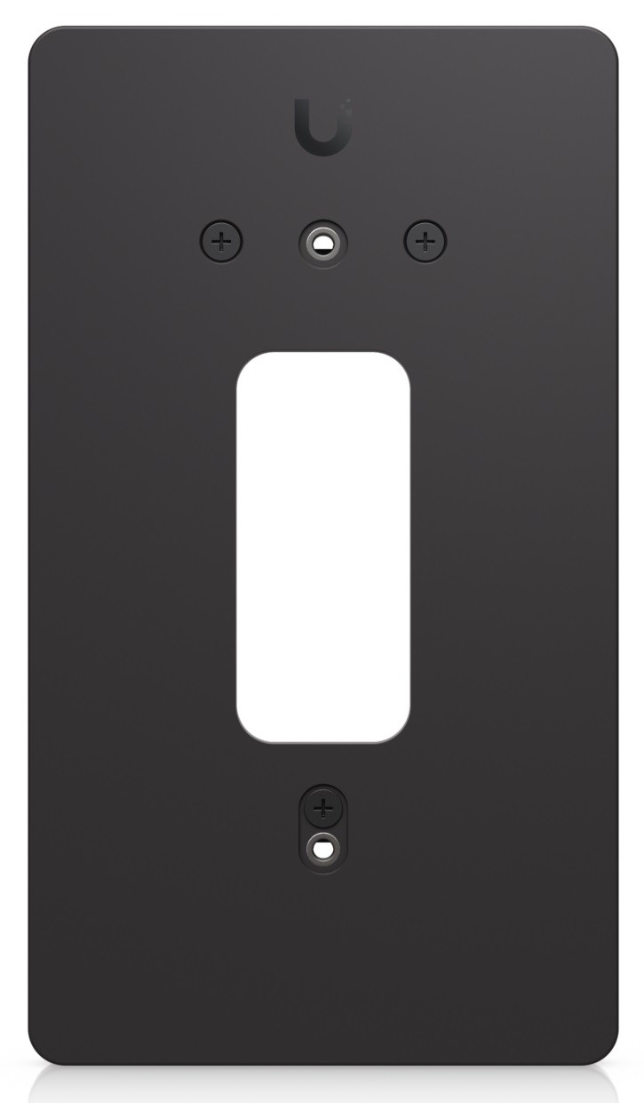 Ubiquiti Doorbell Lite Gang Box Mounting Plate, Black
