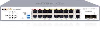 Wi-Tek WI-PCES218GF Easy Smart Cloud PoE Switch
